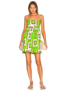 SWF X REVOLVE Chartreuse Babydoll Dress in Chartreuse